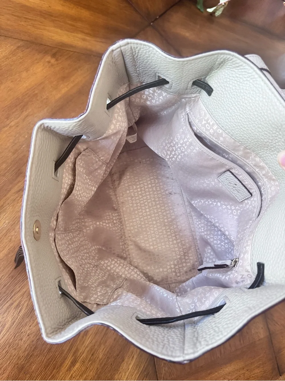 Kate Spade leather backpack purse